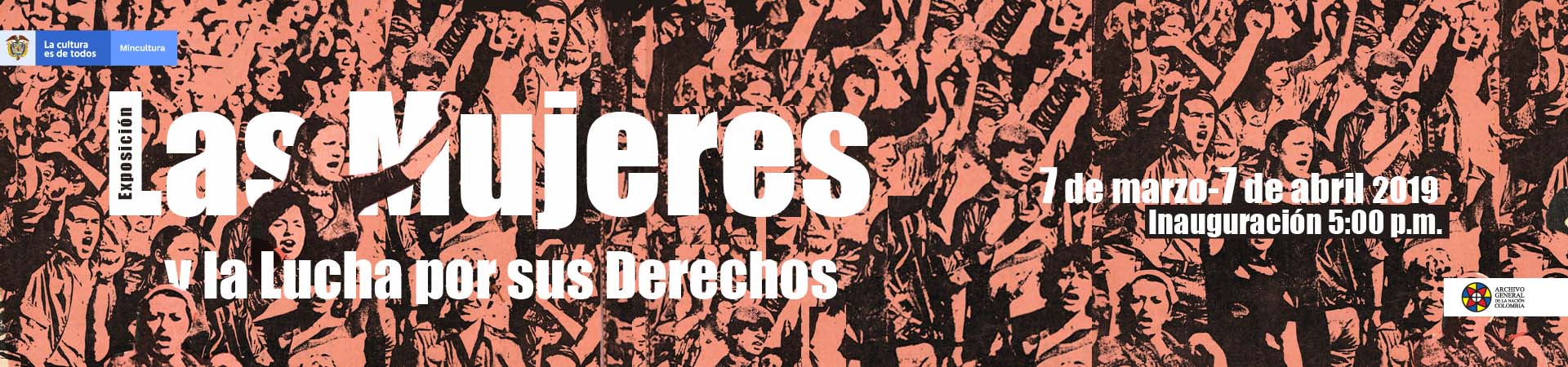 imagen exposición “Las mujeres y la lucha por sus derechos”