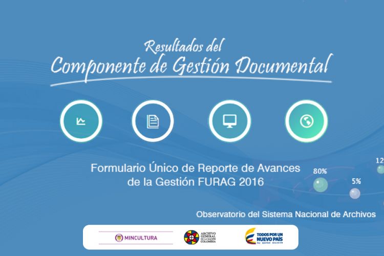 Consulte el informe de resultados del Componente de Gestión Documental del FURAG para 2016