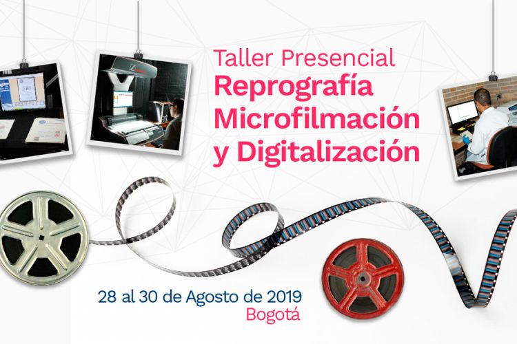 imagen taller presencial reprografía, microfilmación y digitalización