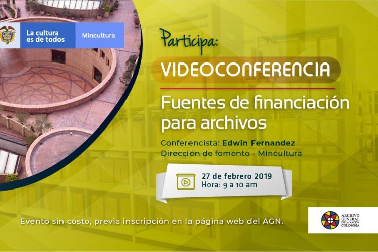 imagen videoconferencia fuentes de financiación para archivos