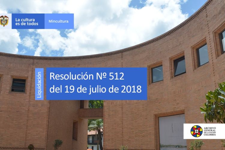 resolución 512 del 19 de julio de 2018