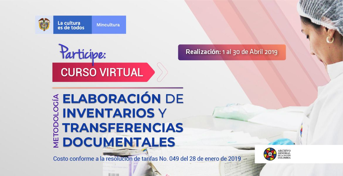 imagen curso virtual inventarios documentales