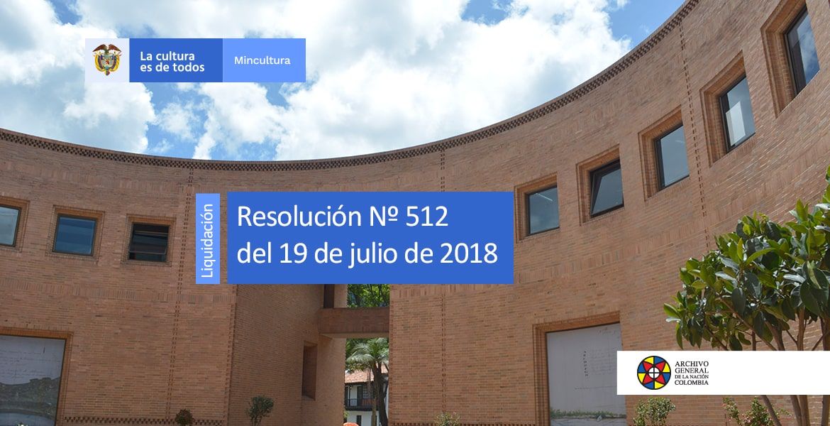 resolución 512 del 19 de julio de 2018