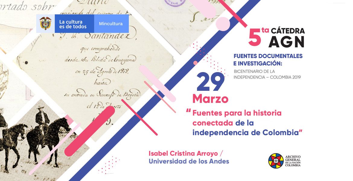 imagen quinta jornada de la Cátedra Fuentes documentales e investigación: bicentenario de la independencia
