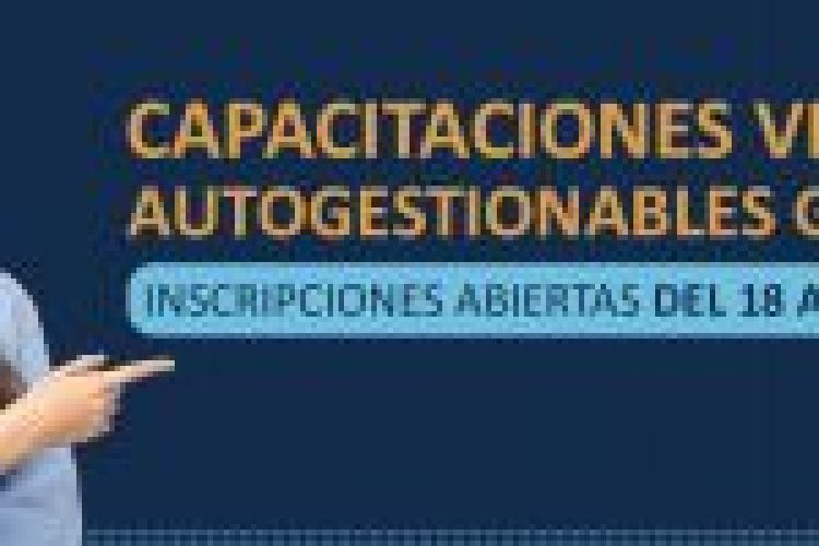 INSCRIBETE A NUESTROS CURSOS VIRTUALES AUTOGESTIONABLES GRATUITOS