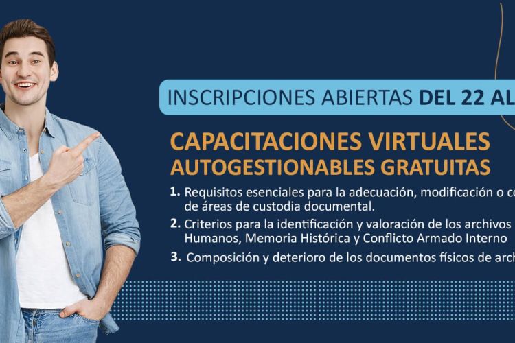 INSCRIBETE A NUESTROS CURSOS VIRTUALES AUTOGESTIONABLES GRATUITOS DEL 22 AL 26 DE ABRIL DE 2024