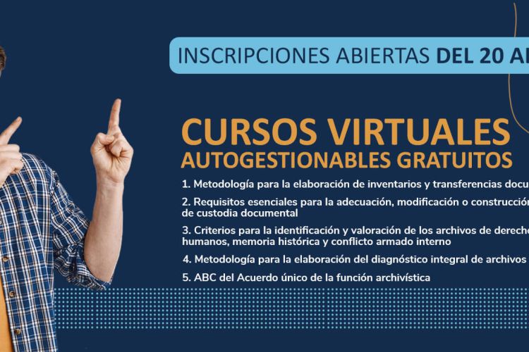 INSCRIBETE A NUESTROS CURSOS VIRTUALES AUTOGESTIONABLES GRATUITOS DEL 20 AL 24 DE AGOSTO DE 2024 