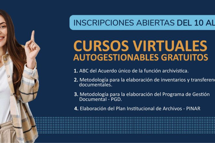 INSCRIBETE A NUESTROS CURSOS VIRTUALES AUTOGESTIONABLES GRATUITOS DEL 10 AL 14 DE FEBRERO DE 2025 