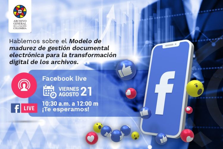 imagen facebook live sobre el Modelo de madurez de gestión documental electrónica 