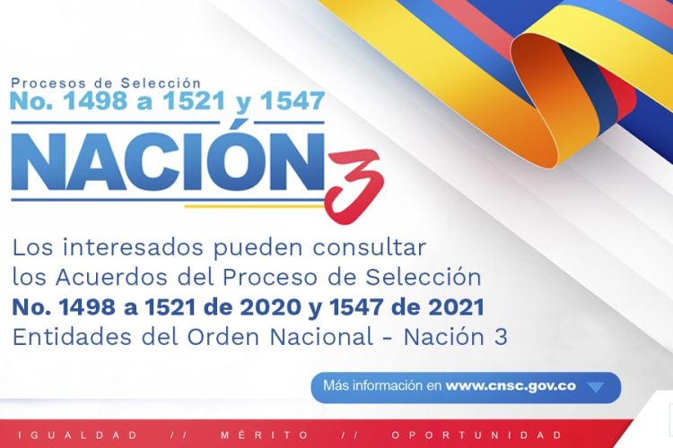 imagen de la convocatoria Concurso abierto de méritos del Archivo General de la Nación