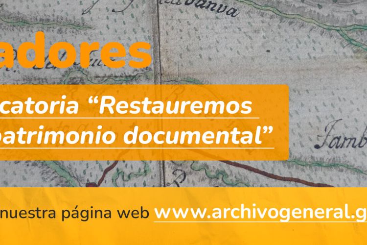 Resultados de la convocatoria  “Restauremos nuestro patrimonio documental”