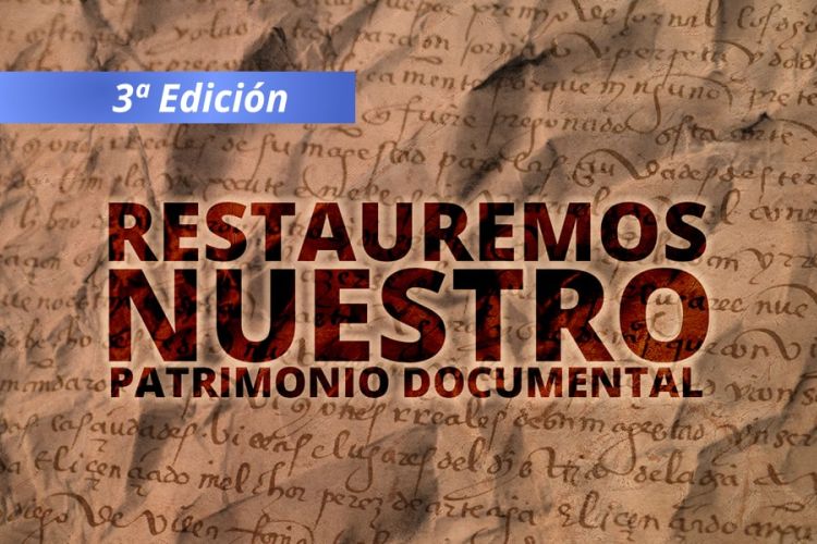 imagen de la tercera edición del concurso Restauremos nuestro patrimonio documental