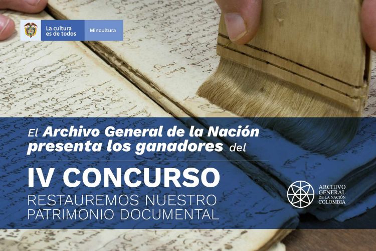 imagen ganadores del concurso Restauremos nuestro patrimonio documental