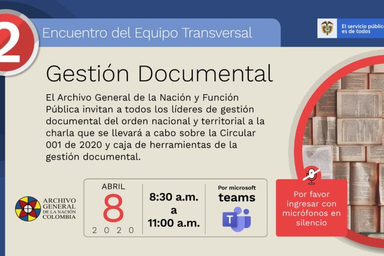imagen II Encuentro de Equipo Transversal de Gestión Documental