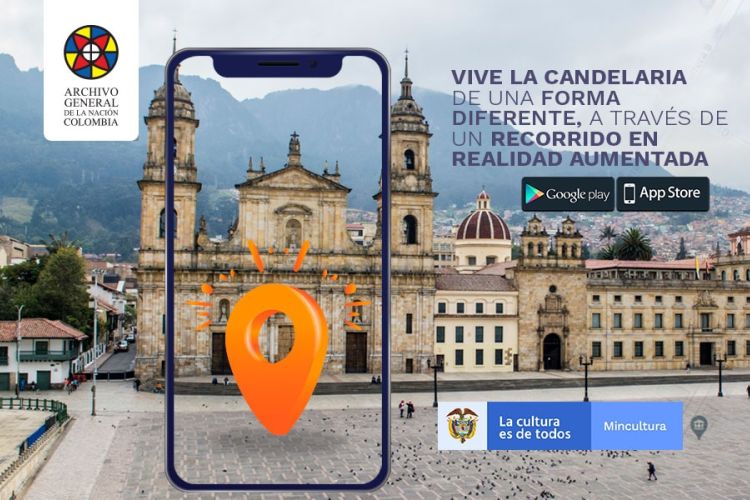 imagen del Recorrido en realidad aumentada por La Candelaria