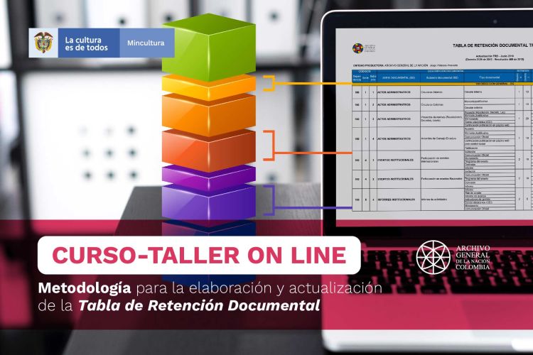 taller online Metodología para la elaboración y actualización de la tabla de retención documental