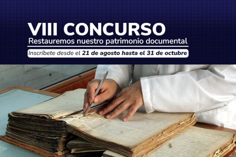 Convocatoria concurso “restauremos nuestro patrimonio documental”