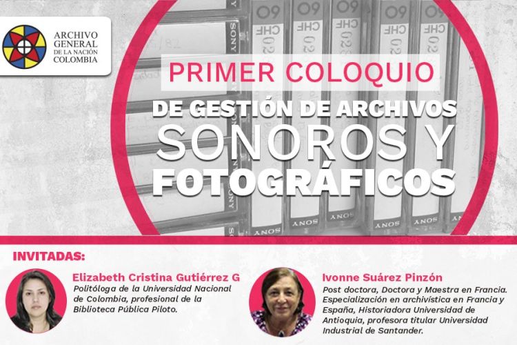 imagen del Primer coloquio de gestión de archivos sonoros y fotográficos