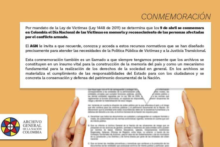 Imagen de noticia de la recordación de las víctimas