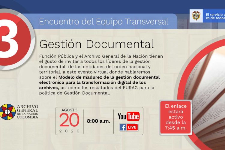 imagen Tercer Encuentro de Equipo Transversal de Gestión Documental