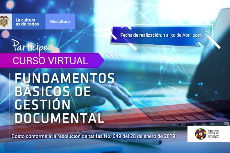imagen curso virtual fundamentos básicos Gestión documental