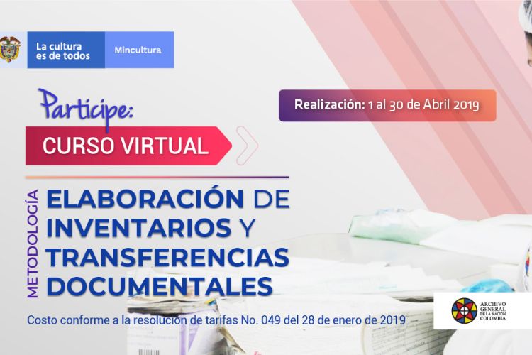 imagen curso virtual inventarios documentales