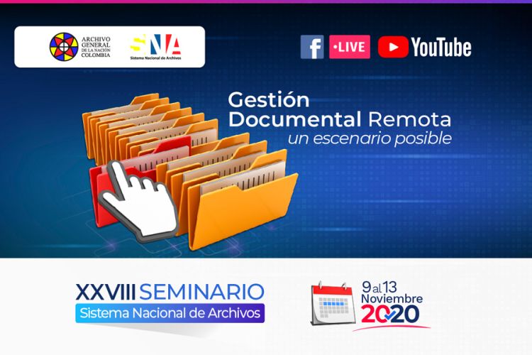 imagen del Seminario número 28 del Sistema Nacional de Archivos
