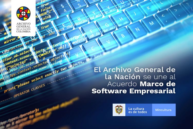 imagen El Archivo General de la Nación se une al Acuerdo Marco de Software Empresarial 